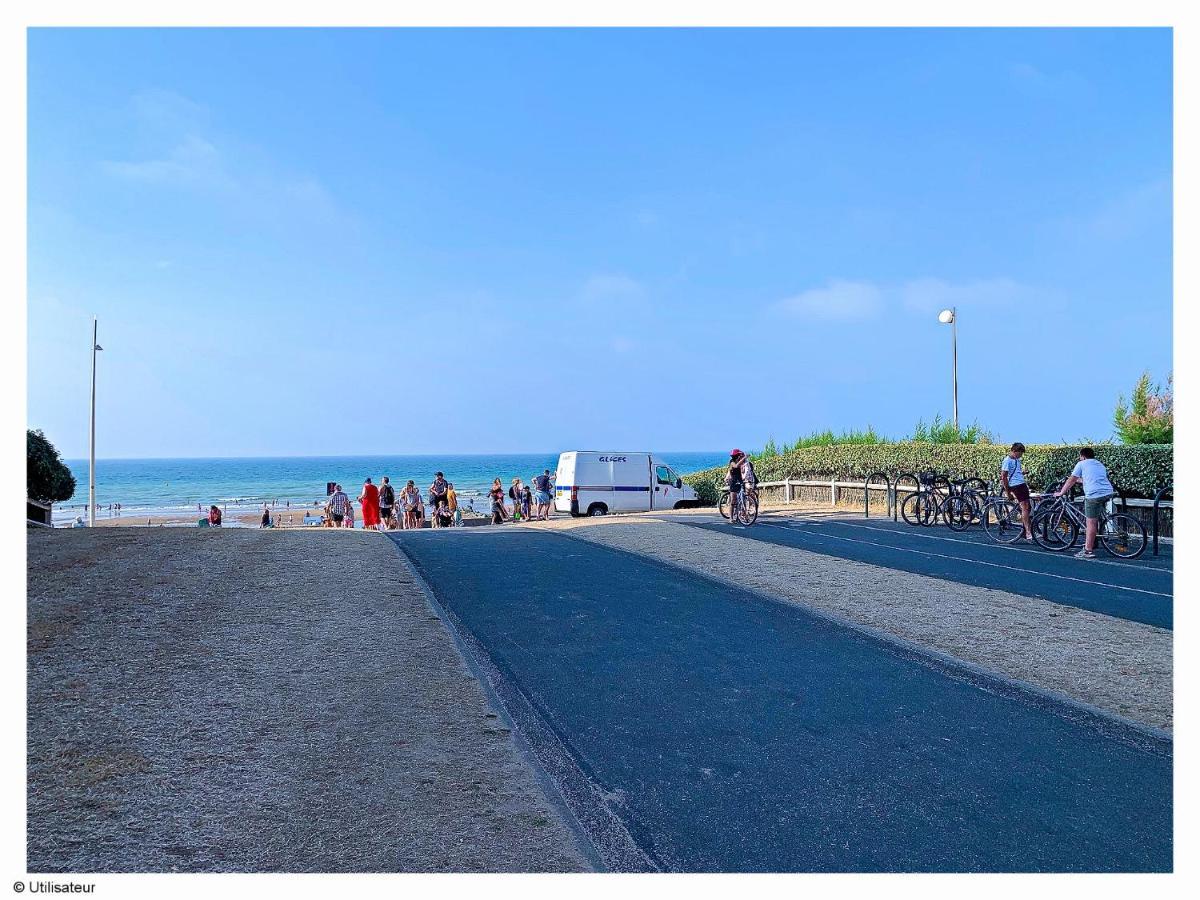 Cabourg, Appartement Plain Pied Avec Terrasse Acces Direct A La Plage Экстерьер фото