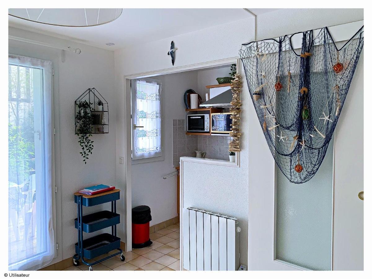 Cabourg, Appartement Plain Pied Avec Terrasse Acces Direct A La Plage Экстерьер фото